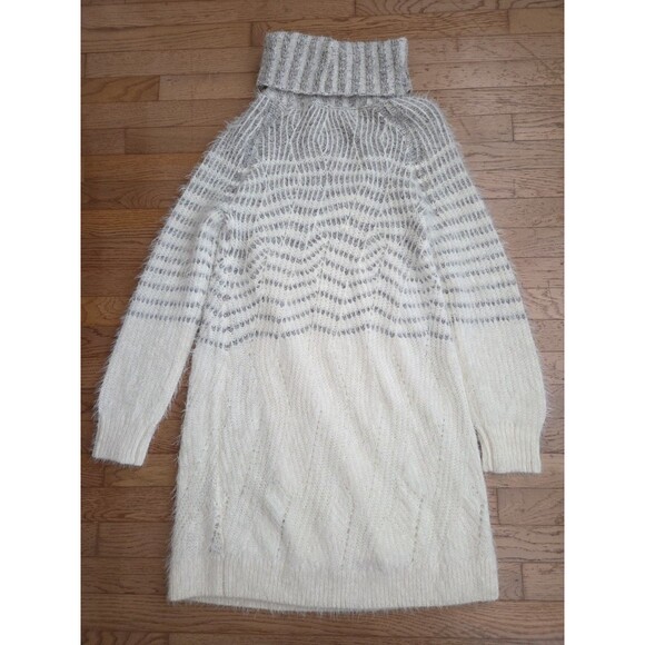 Anthropologie Sleeping On Snow Shelby Eyelash Sweater Dress M Wool Alpaca NWT - Picture 7 of 7